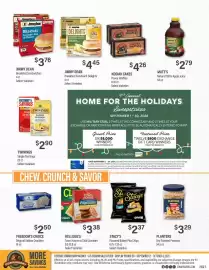 Commissary weekly ad Page 5: Jimmy Dean Breakfast Sandwich Delights €4,45, Kellogg's Town House or Club Crackers €3,38
