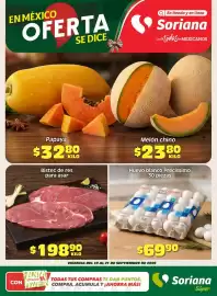 Catálogo Soriana Súper Página 1: EN MÉXICO OFERTA SE DICE QEn tienda y en línea Soriana La de todos los MEXICANOS Papaya