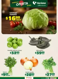 Catálogo Soriana Súper Página 3: EN MÉXICO OFERTA Lechuga romana $168 PIEZA SE DICE Soriana La de todos los MEXICANOS