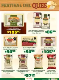 Catálogo Soriana Súper Página 6: FESTIVAL DEL QUES QDL PRODUCTO MENONITA BE ORICIN CAMPO. MENONITA C10. QNO Queso Chihuahua
