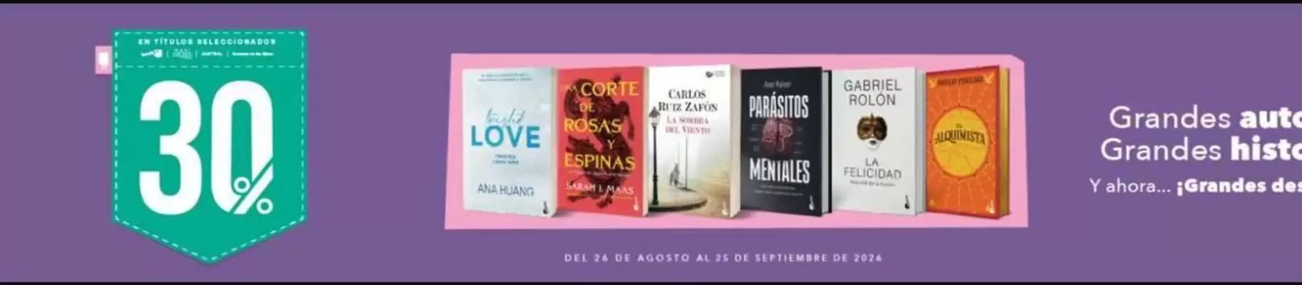 Feria Chilena del Libro (válido hasta 27-09)
