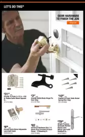 The Home Depot flyer week 39 Page 3: Everbilt matte black hinge pin door stop €3,57
