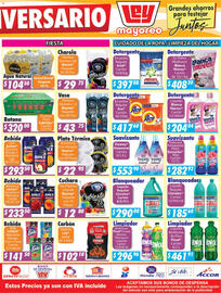 Folleto Casa Ley semana 39 Página 6: Ace Detergente €417,60, Jumex Minibrick Durazno o Manzana €233,50