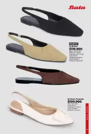 Catálogo Bata Página 77: Nacional - dj gina's puntuda €109.900,00, Cj bristol negro 551-6013e chocolate 551-4413e €119.900,00