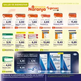 Catálogo FarmaTodo semana 39 Página 10: Neuleval 500mg €945,00, Moxval 400mg €1.280,00