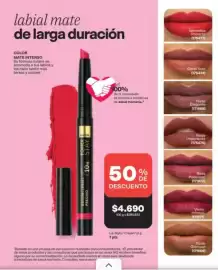 Catálogo Avon Página 12: Power - color de larga duracion €4.690,00