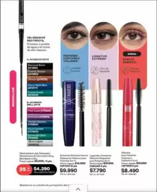 Catálogo Avon Página 20: Laxfridany extension €7.790,00, Miscara para pestanfas volumne y daniel's €8.490,00