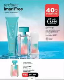Catálogo Avon Página 53: Imari - kit de 3 immune €13.990,00, Imari - immi free €10.190,00