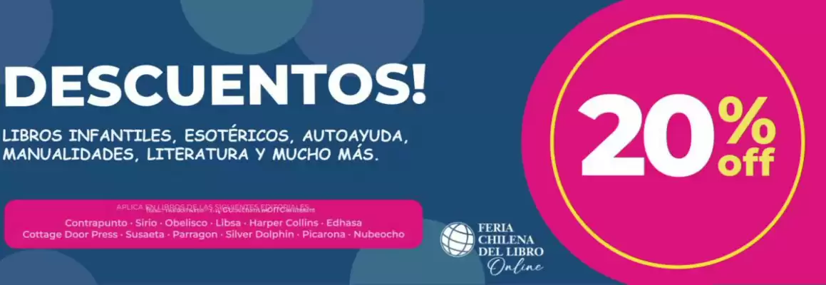 Feria Chilena del Libro (válido hasta 6-10)