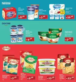 Folheto Novo Atacarejo Página 17: Manteiga president €10,98, Logurte grego nestlé €16,98