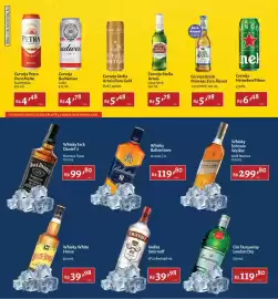Folheto Novo Atacarejo Página 6: Cerveja Budweiser Latão €4,78, Cerveja Black Princess Zero Álcool €5,98