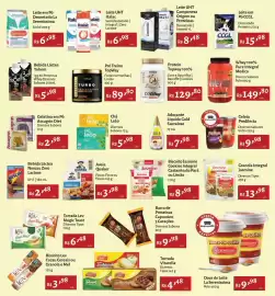 Folheto Novo Atacarejo Página 9: Aveia Quaker €3,98, Biscoito jasmine cookies integral castanha do pará ou limão €8,98