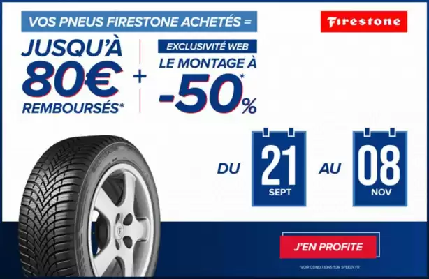 Speedy (valable jusqu'au 8-11)
