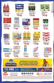 Encarte Assaí Atacadista Página 2: Itambé - doce de leite €19,90, Piá - saco para lixo banheiro & pia €6,95