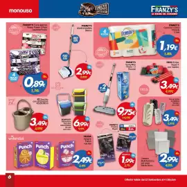 Volantino Franzy's Pagina 5: Vileda Punch €2,49, FZ Secchio con strizzatore €3,49