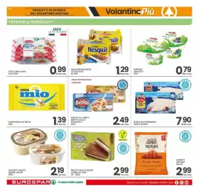 Volantino Interspar Pagina 18: Biscotti gelato veggie alla soia €2,99, Pancetta a cubetti Beretta dolce/affumicata €2,49