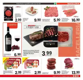 Volantino Interspar Pagina 9: Macinato scelto di suino €5,90, Cuori Pieni Amadori con prosciutto cotto e formaggio €2,99