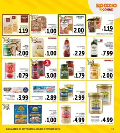 Volantino Spazio Conad Pagina 15: Mix legumi e cereali €2,00, Brodo granulare Knorr €2,00