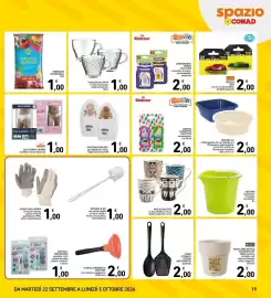 Volantino Spazio Conad Pagina 19: Liquido lavavetri Rhütten concentrato €2,00, Deodorante senso Rhütten €2,00