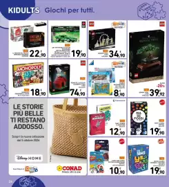 Volantino Spazio Conad Pagina 24: Puzzle Ravensburger €8,90, LEGO Architecture Londra €34,90