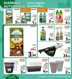 Volantino Spazio Conad Pagina 26: Concimi liquidi Dueci €4,99, Linea protezione piante fiorand propolis olio di lino €5,90