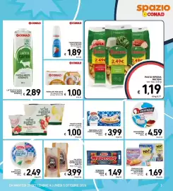 Volantino Spazio Conad Pagina 31: Pasta ripiena Buitoni €1,19, Teneroni l'ABC della merenda €1,69