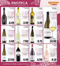 Volantino Spazio Conad Pagina 7: Passerina Marche IGT Casal Farneto €3,49, Langhe Nebbiolo Fontanafredda €6,99
