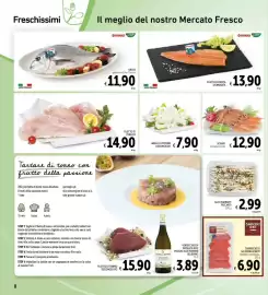 Volantino Spazio Conad Pagina 8: Filetto di trota salmonata Conad €13,90, Filetto di persico €14,90