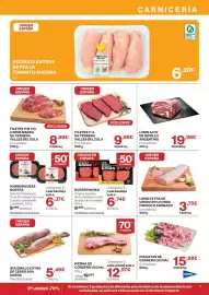 Catálogo Hipercor Página 11: Lomo extra de cerdo 50% duroc fresco o adobado €3,75, Burger Goiko €6,74