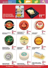 Catálogo Hipercor Página 16: Campo Real queso de oveja semicurado €2,39, Payoyo queso semicurado de cabra y oveja €2,69