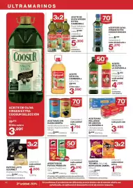 Catálogo Hipercor Página 32: La Española aceitunas rellenas de anchoa €3,48, Aceite de oliva carbonell €3,59