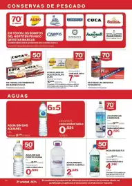 Catálogo Hipercor Página 34: Sierra Cazorla agua mineral natural €2,02, Aquarel agua sin gas €0,52