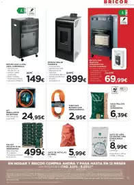 Catálogo Hipercor Página 55: Saco de astillas de pino €5,99, Artapack kit regulador de butano €24,95