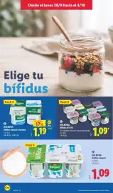 Catálogo Lidl semana 40 Página 10: Milbona Bifidus 0% 0% €1,09, Milbona Bifidus natural €1,09