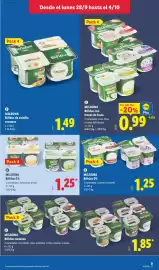 Catálogo Lidl semana 40 Página 11: Milbona Bifidus 0% €1,25, Milbona Bifidus cremoso €1,85