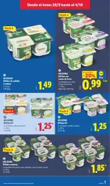 Catálogo Lidl semana 40 Página 11: Milbona Bifidus 0% €1,25, Milbona Bifidus cremoso €1,85