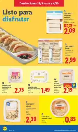 Catálogo Lidl semana 40 Página 14: Chef Select Hummus clásico €0,85, Chef Select Taboulé €2,39
