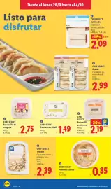 Catálogo Lidl semana 40 Página 14: Chef Select Hummus clásico €0,85, Chef Select Taboulé €2,39