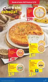 Catálogo Lidl semana 40 Página 15: Chef Select tortilla con cebolla €7,99