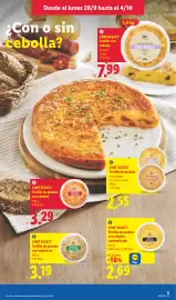 Catálogo Lidl semana 40 Página 15: Chef Select tortilla con cebolla €7,99