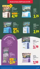 Catálogo Lidl semana 40 Página 17: Alesto Cacahuetes tostados con sal €0,75, Alesto pistacho tostado €3,25