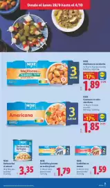Catálogo Lidl semana 40 Página 19: Nixe sardinillas en tomate €1,59, Nixe mejillones en escabeche €1,89