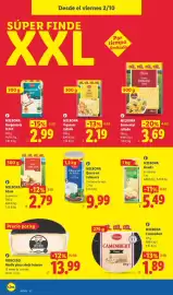 Catálogo Lidl semana 40 Página 30: Roncero media pieza añejo intenso €13,99, Milbona camembert €1,89