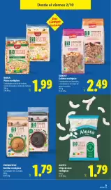 Catálogo Lidl semana 40 Página 35: Alestó chips de coco ecológicas €1,79, Kania platos ecológicos €1,99