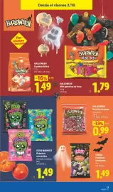Catálogo Lidl semana 40 Página 39: Sour madness golosinas extraácidas €1,49, Frisia golosinas tenebrosas €1,49