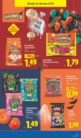 Catálogo Lidl semana 40 Página 39: Sour madness golosinas extraácidas €1,49, Frisia golosinas tenebrosas €1,49