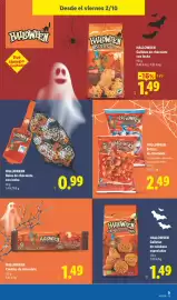 Catálogo Lidl semana 40 Página 41: Halloween galletas de calabaza especiadas €1,49