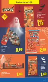Catálogo Lidl semana 40 Página 41: Halloween galletas de calabaza especiadas €1,49