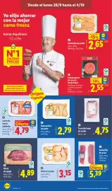 Catálogo Lidl semana 40 Página 6: Trozo de lomo de cerdo €4,75, Hamburguesa de vacuno Black Angus €2,55