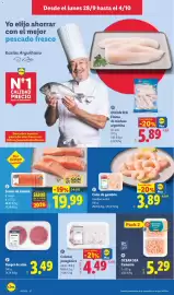 Catálogo Lidl semana 40 Página 8: Calamar patagónico €4,49, Ocean Sea Camarón €5,29